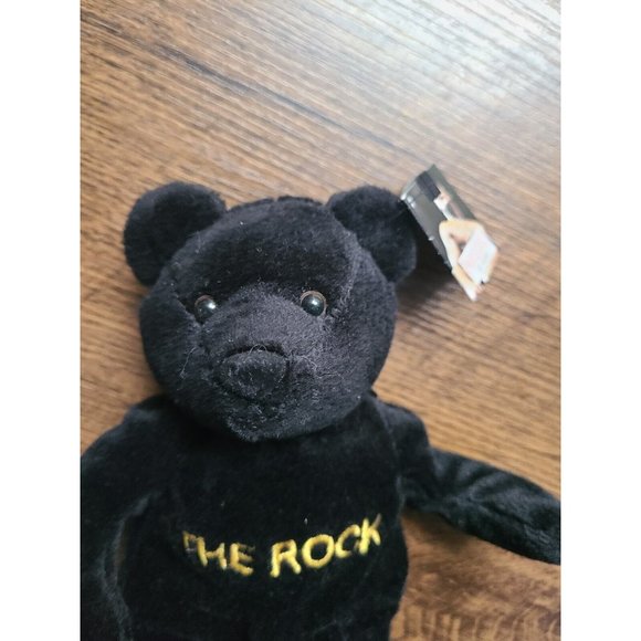 WWF Attitude bear THE ROCK NWT - Picture 3 of 5